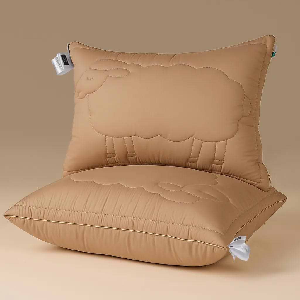 Подушка стандартна MirSon №516 Marzello Collection Wool м'яка 40x60 см (2200012229323)