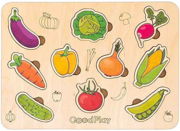 Фото - Сортер GoodPlay Овощной мир (PS-4-014)
