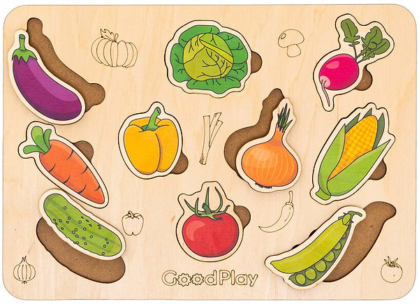 Фото - Сортер GoodPlay Овощной мир (PS-4-014)