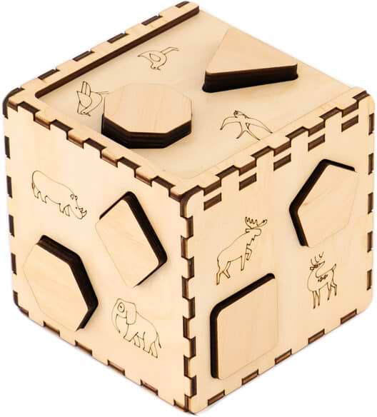 Фото - Сортер GoodPlay Деревянный (CUB-4-003)