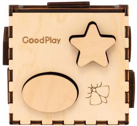 Фото - Сортер GoodPlay Деревянный (CUB-4-003)