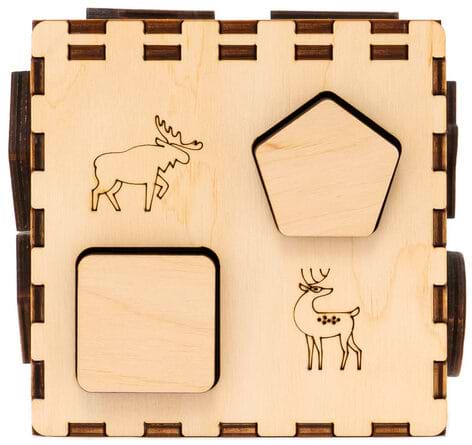 Фото - Сортер GoodPlay Деревянный (CUB-4-003)