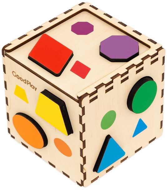Сортер GoodPlay Цветная фигурка (CUB-4-002) - Фото 1