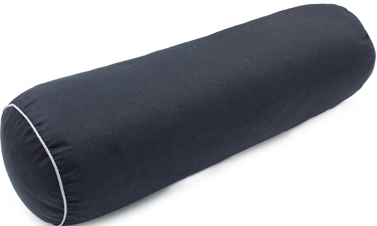 Подушка валик MirSon №8123 Naturale Line 16-9000 Black Stone EcoSilk 60х20 см (2200006248804)