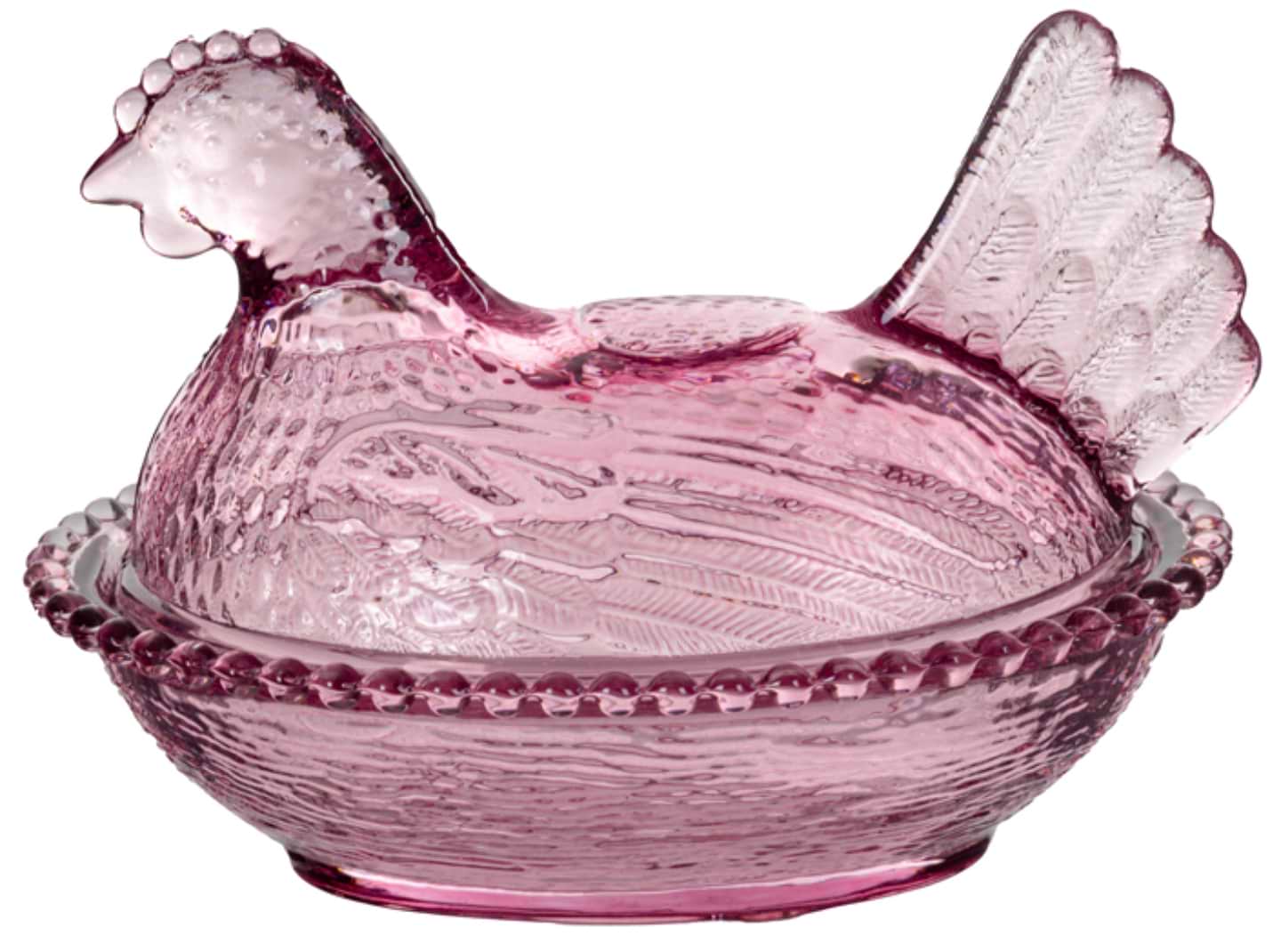 Емкость для хранения LeGlass Курочка 15.5х11.5х11.5 см 240 мл (355-290)