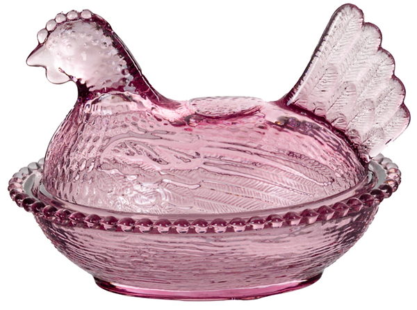 Фото - Емкость для хранения LeGlass Курочка 15.5х11.5х11.5 см 240 мл (355-290)