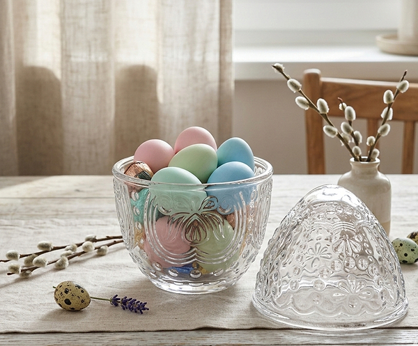 Фото - Емкость для хранения LeGlass Яйцо 10х10х15.5 см 300 мл (355-299)