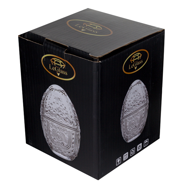 Фото - Емкость для хранения LeGlass Яйцо 10х10х15.5 см 300 мл (355-299)