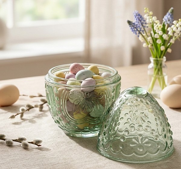 Фото - Емкость для хранения LeGlass Яйцо 10х10х15.5 см 300 мл (355-300)