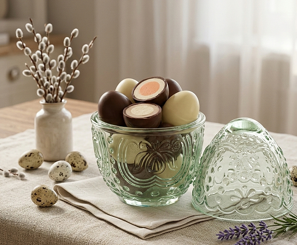 Фото - Емкость для хранения LeGlass Яйцо 10х10х15.5 см 300 мл (355-300)