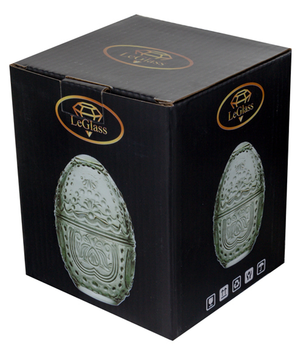 Фото - Емкость для хранения LeGlass Яйцо 10х10х15.5 см 300 мл (355-300)