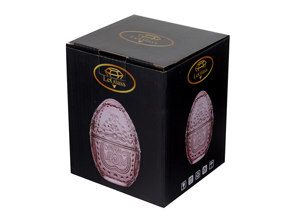 Фото - Емкость для хранения LeGlass Яйцо 10х10х15.5 см 300 мл (355-301)