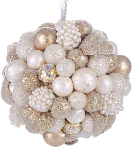 Ялинкова іграшка Lefard Куля 11 см (66-056)