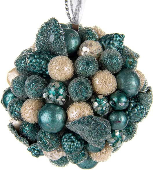 Ялинкова іграшка Lefard Куля 10 см (66-158)