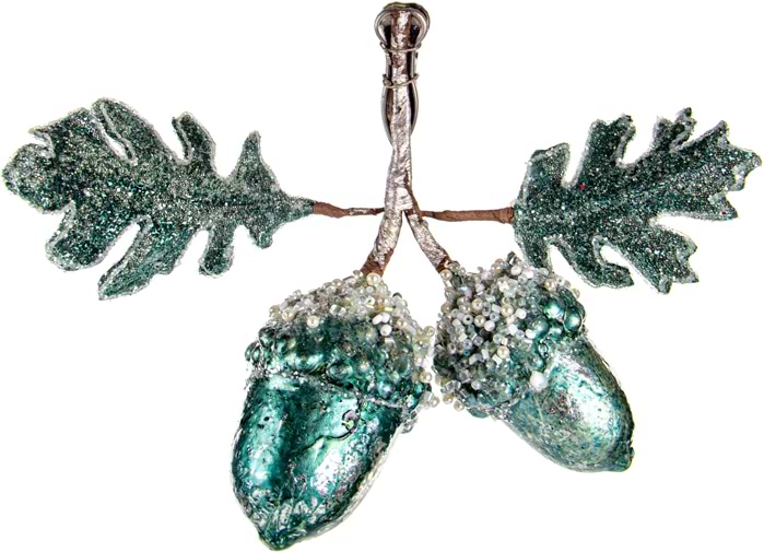 Ялинкова іграшка Lefard Жолудь 19х13 см (66-168)