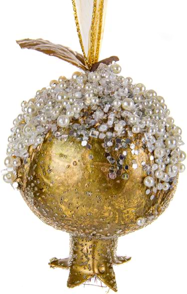 Ялинкова іграшка Lefard Гранат 10х8 см (66-188)