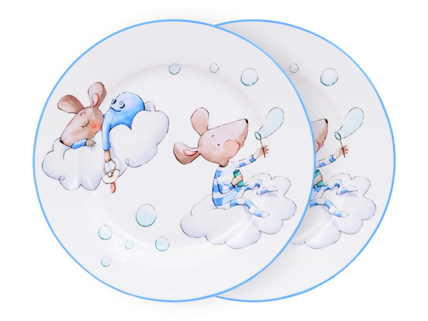 Набір тарілок Lefard Хлопчик мишеня 19 см 2 шт. (924-489)