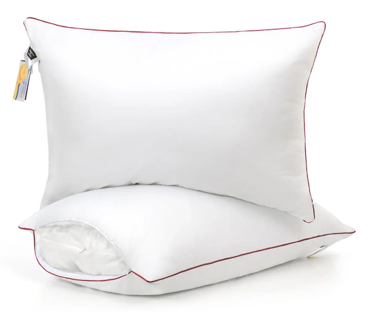 Подушка стандартна MirSon De Luxe Hand Made №635 з евкаліптом Висока 50х70 (2200000852229)