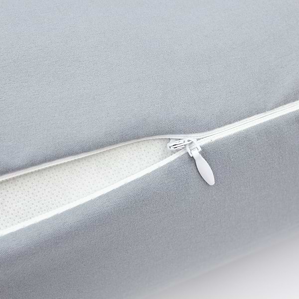 Фото - Подушка валик MirSon №8341 Eco Line Gray BamBoo 15x50 см (2200006249368)