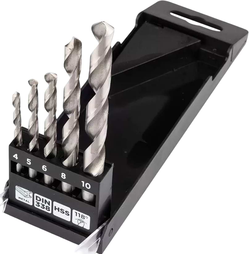 Набір свердел GRAPHITE HSS 4-10 мм 5 шт. (54T910)