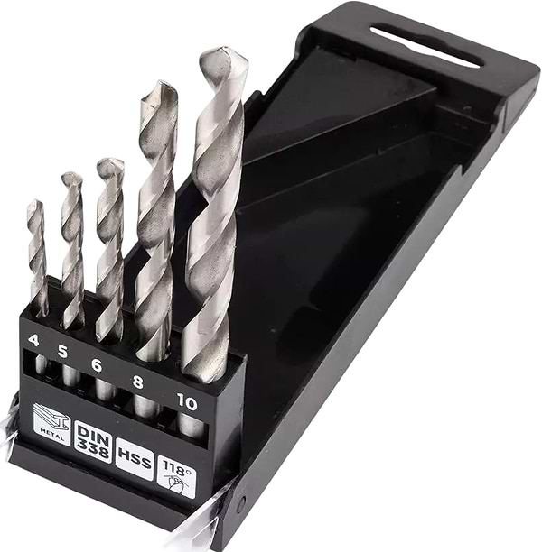 Фото - Набір свердел GRAPHITE HSS 4-10 мм 5 шт. (54T910)