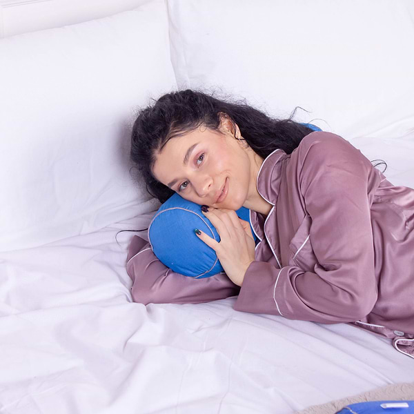 Фото - Подушка валик MirSon №8382 Naturale Line 19-4150 Ofelia Tencel 15x50 см (2200006249771)