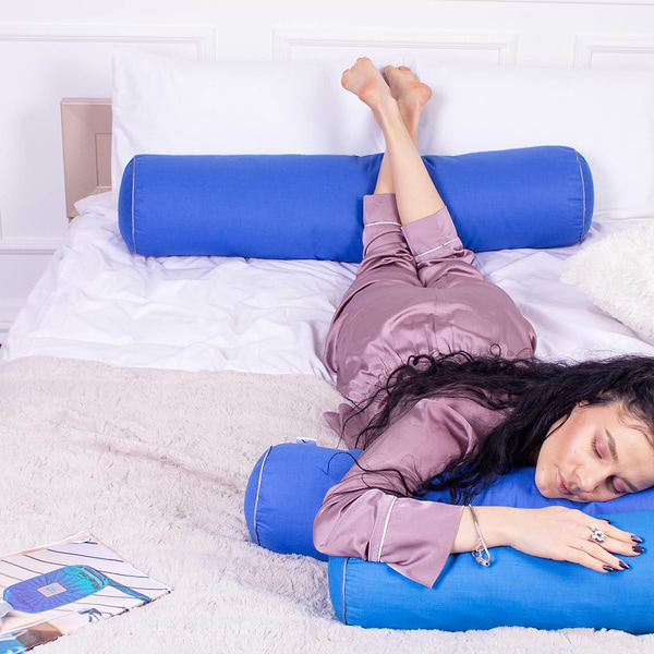 Фото - Подушка валик MirSon №8382 Naturale Line 19-4150 Ofelia Tencel 15x50 см (2200006249771)