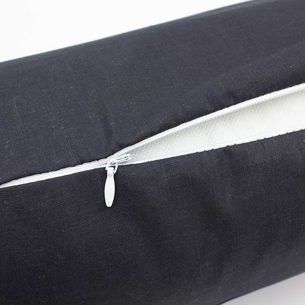 Фото - Подушка валик MirSon №8384 Naturale Line 16-9000 Black Stone Tencel 15x50 см (2200006249795)