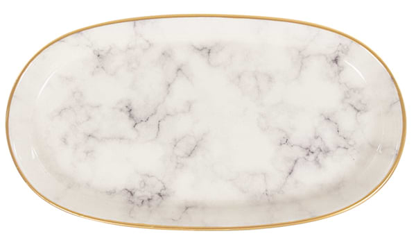 Фото - Блюдо Lefard Marble 14.5х25 см (769-028-2) Фото - Блюдо Lefard Marble 14.5х25 см (769-028-2)