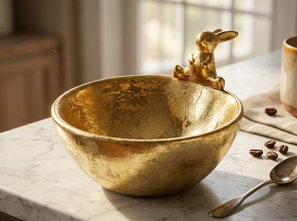 Фото - Блюдо Lefard Золотий кролик 15х13х9.6 см (947-043)