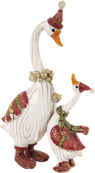 Декор New Year Lefard Гуси 19х12,5 см (192-189)