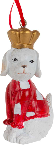 Декор підвіска New Year Lefard Собака 7 см (191-082)