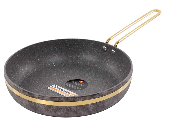 Фото - Сковорода универсальная Brioni Royal Stone Sandstone gold 26x6 см (764-042)