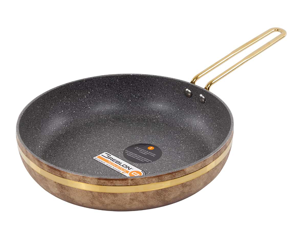 Фото - Сковорода универсальная Brioni Royal Stone Ti̇gereye Gold 26x6 см (764-049)