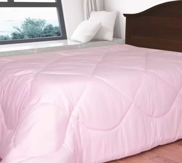 Фото - Одеяло всесезонное двуспальное Ярослав микрофибра/силикон 170х205 розовое (51101)