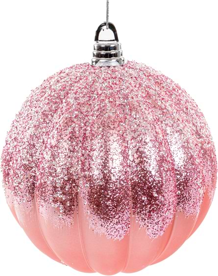 Ялинкова іграшка New Year Lefard 30 см матовий рожевий (822-039)