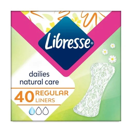 Прокладки ежедневные Libresse Natural Care Pantyliners Normal 40 шт. (7322540306392) - Фото 1