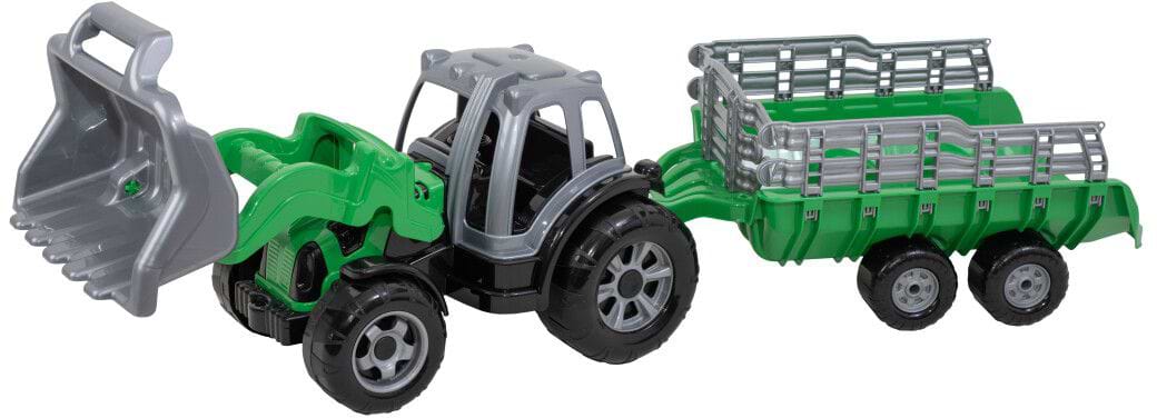 Наземная спецтехника Tigres Трактор погрузчик МAX с прицепом (40104)