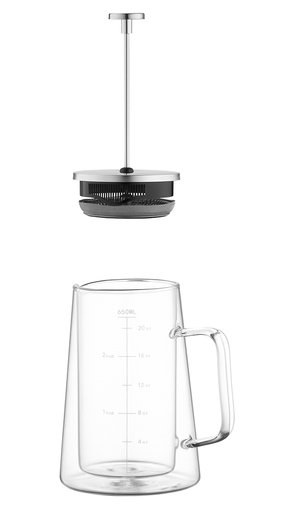 Фото - Френч-прес Ardesto Black Mars 650 мл (AR1906DWB)