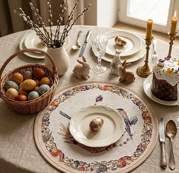 Фото - Серветка для сервірування Lefard Easter time 35 см (711-153)