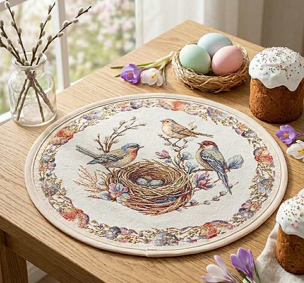 Фото - Серветка для сервірування Lefard Easter time 35 см (711-153)