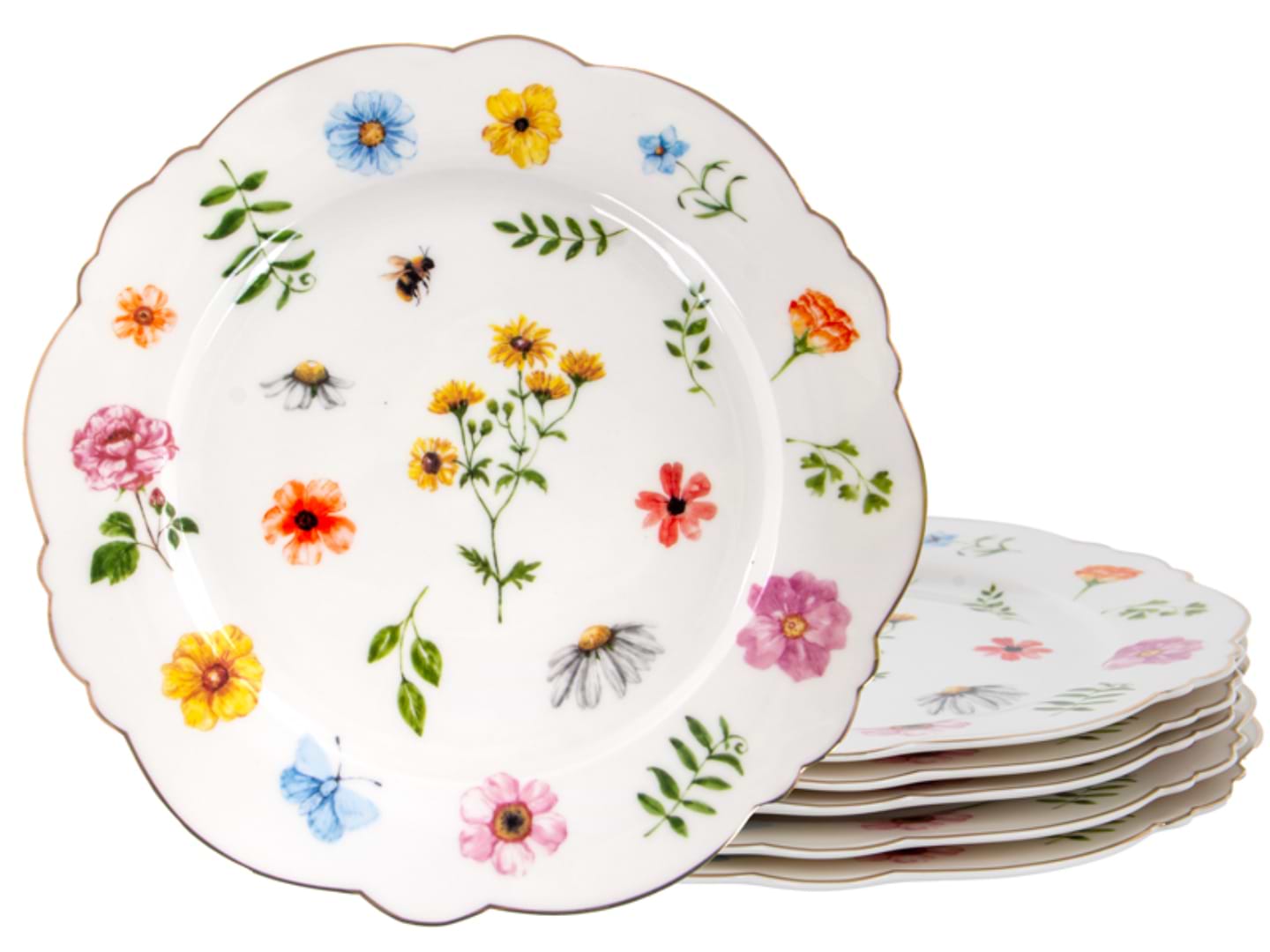 Набір тарілок Lefard Blossom 6 шт. 21 см (922-083)