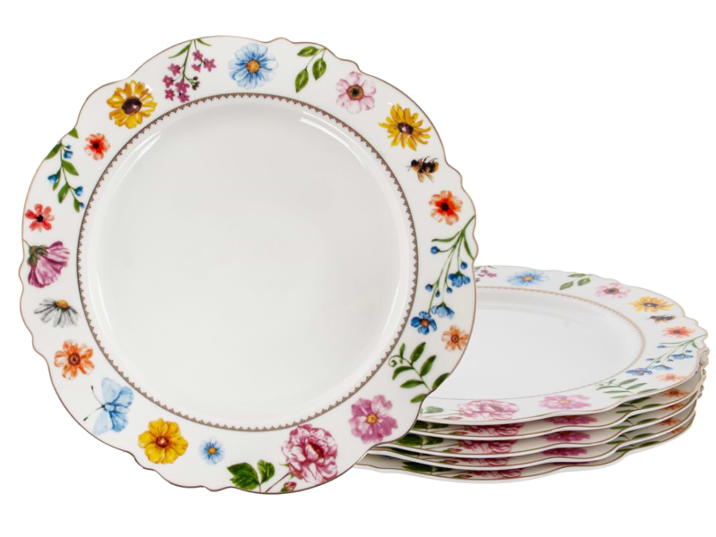 Набір тарілок Lefard Blossom 6 шт. 27 см (922-081)