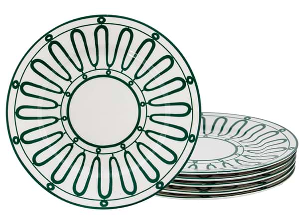 Фото - Набір тарілок Lefard Green line 6 шт. 19 см (922-059)