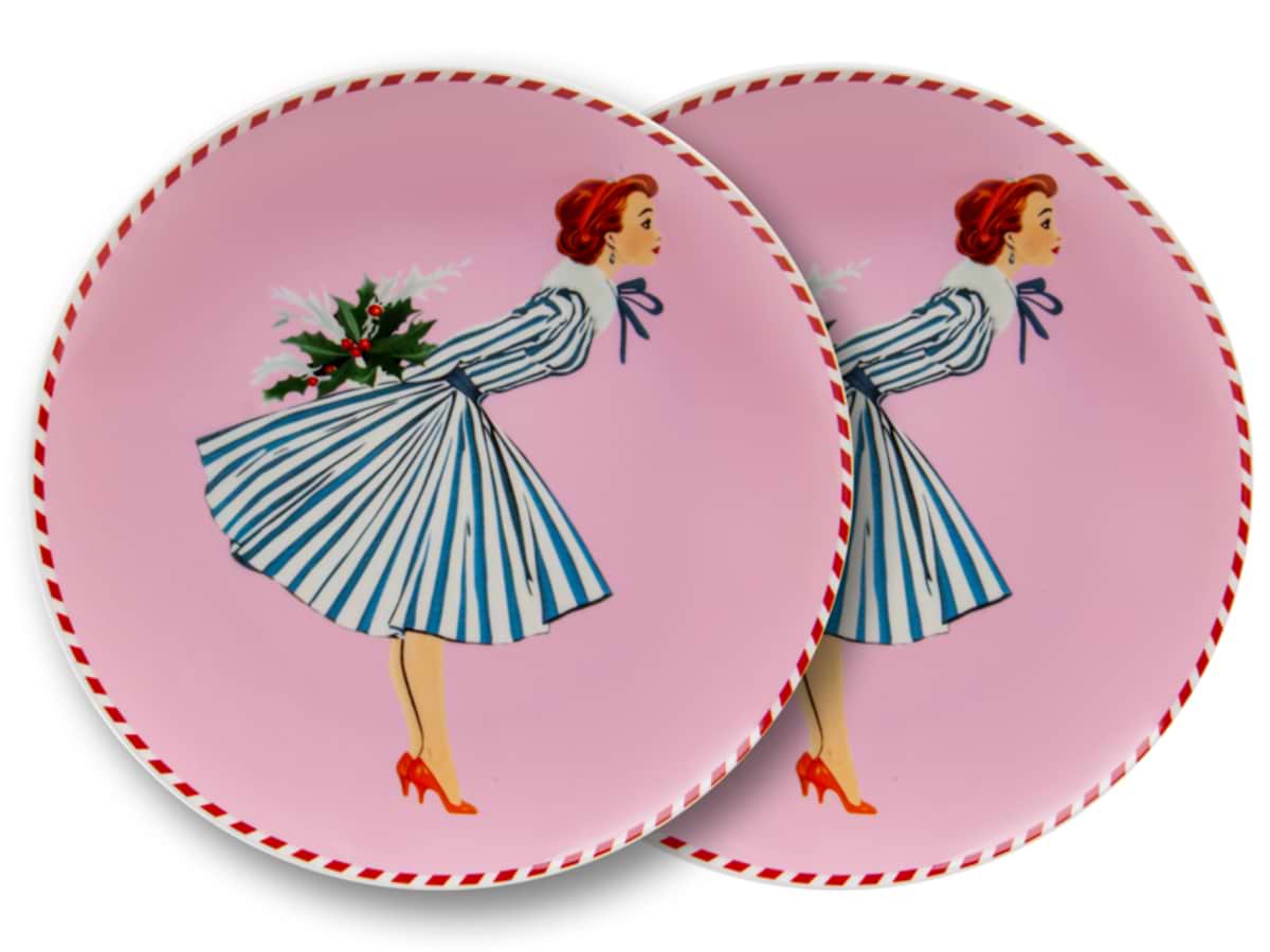 Набор тарелок Lefard Miss Christmas 2 шт. 20,5 см (924-888)