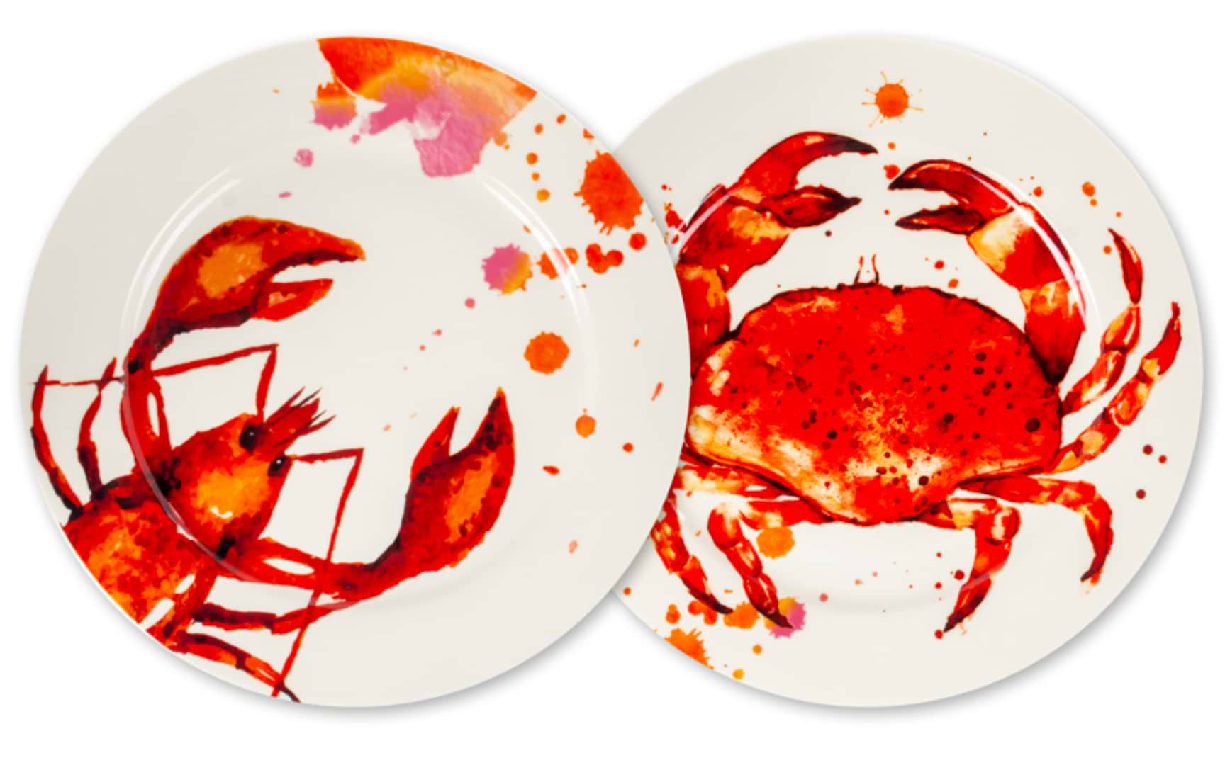 Набор тарелок Lefard Red Shells 2 шт. 27 см (922-114)