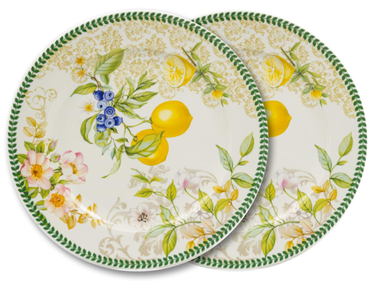 Набір тарілок Lefard Лимон 2 шт. 26 см (924-854)