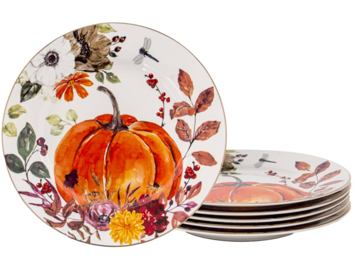 Набір тарілок Lefard Осінній урожай 6 шт. 19 см (922-056)
