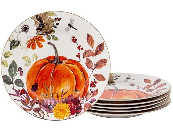 Фото - Набор тарелок Lefard Осенний урожай 6 шт. 19 см (922-056)