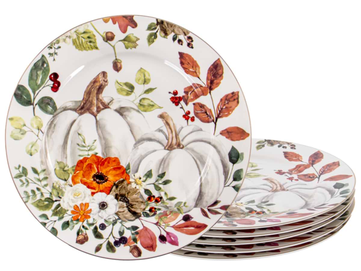 Набір тарілок Lefard Осінній урожай 6 шт. 27 см (922-055)